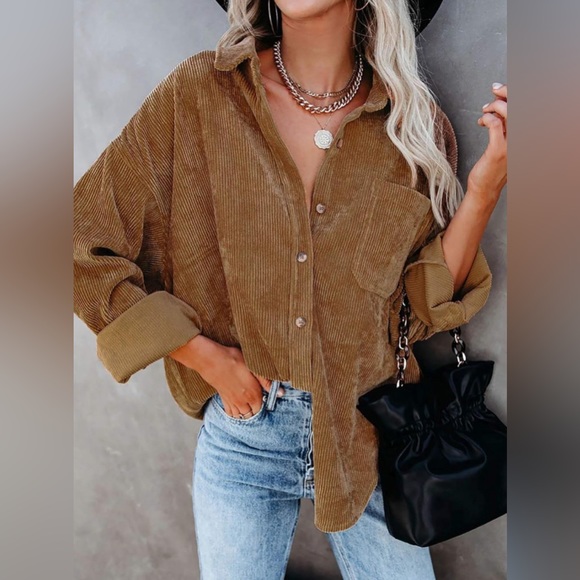 Corduroy button up - Picture 1 of 7